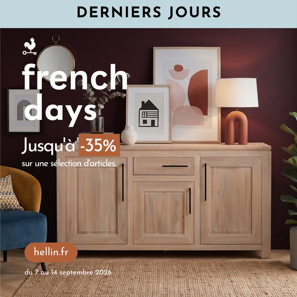 35% sur une sélection d'article