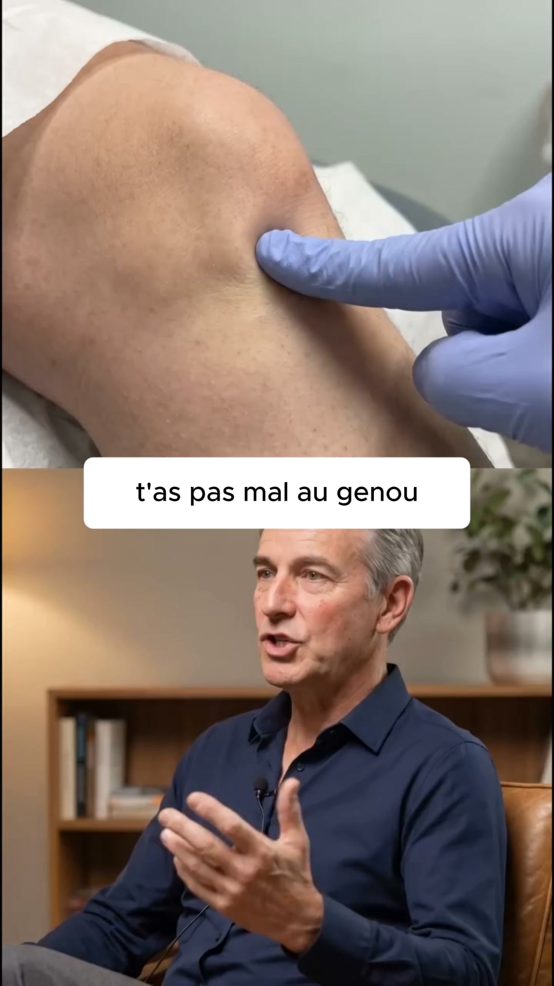 La douleur vient du tendon, pas de l'âge