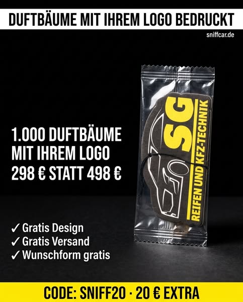 Ihr Logo fährt jeden Tag mit