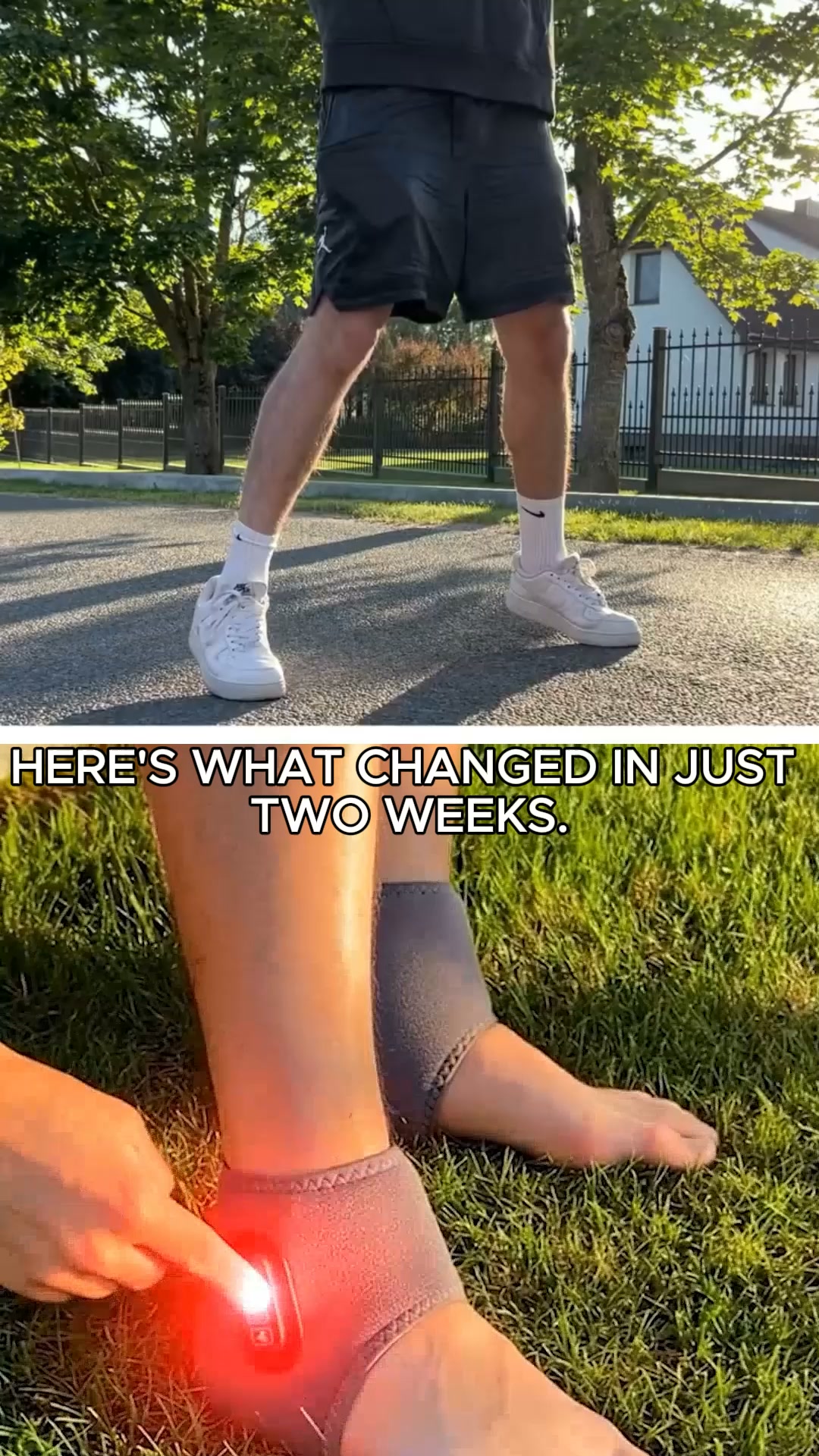 "Legs that ache every evening"
