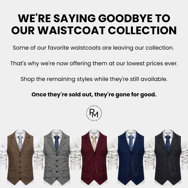 The waistcoat for men with a beer belly