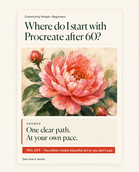 Best way to learn digital art in your 60s