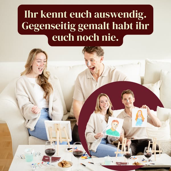 Eure nächste kreative Date Night - Das Paint Your Partner Set