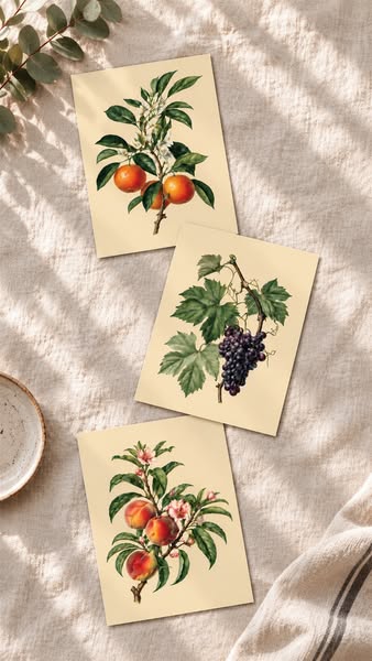 Oranges, Grapes & Peaches