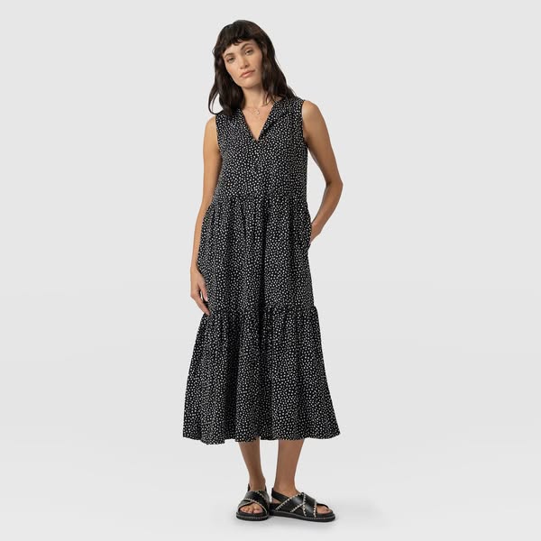 Greenwich Dress - Black Spot
