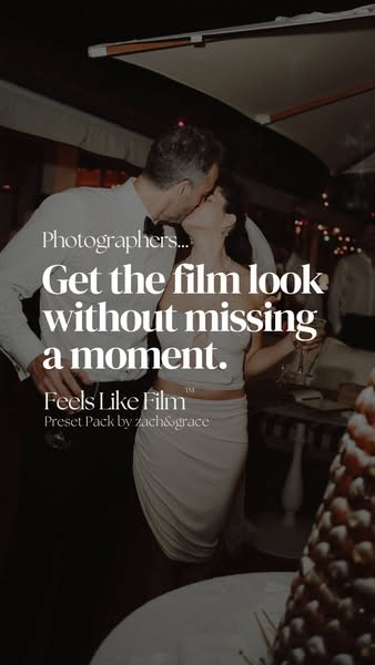 Film Presets for Weddings