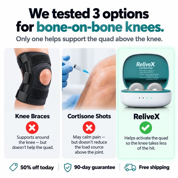 Knee comfort that goes deeper at half price