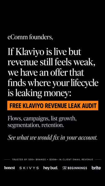 Done-For-You Klaviyo Management. 20% Lift Guaranteed