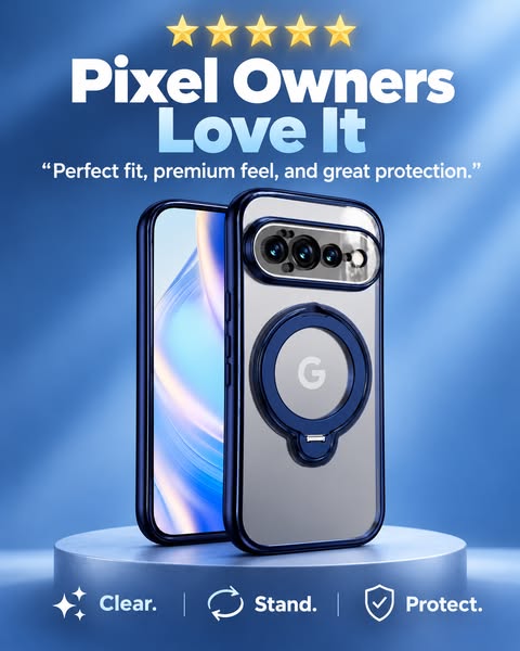 Clear Style. Magnetic Convenience.