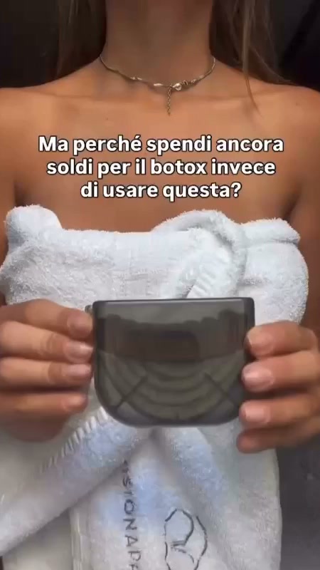 Il rituale contro il cedimento cutaneo. Più prendi, più risparmi