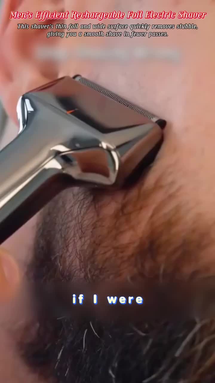 3-Head Rechargeable Electric Shaver