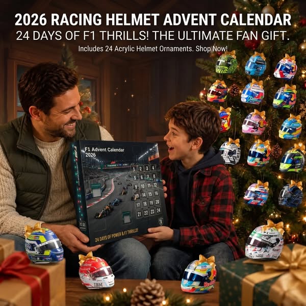 2026 Racing Helmet Advent Calendar