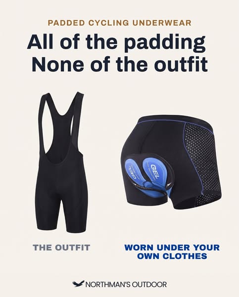 5D Gel Cycling Underwear — No Kit Required