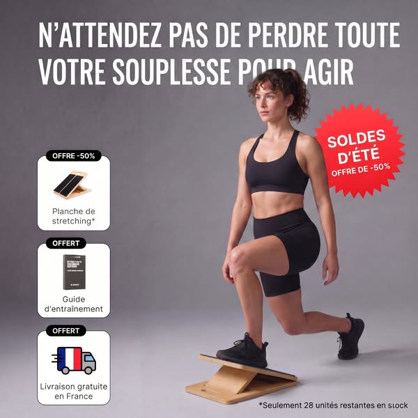 Bas du dos raide au réveil ? Le problème vient de tes mollets.