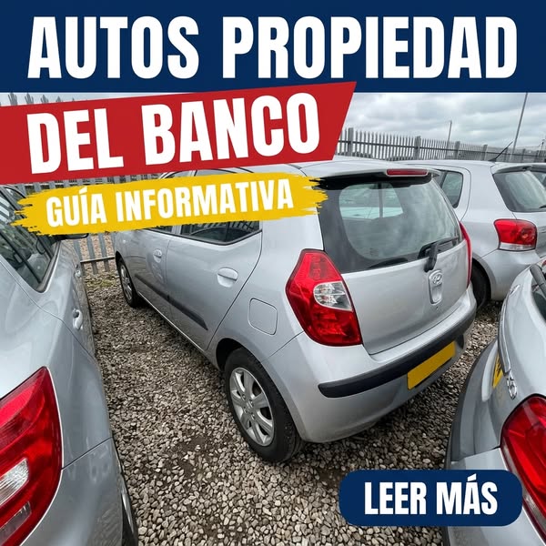 Lee la guía sobre los coches que son propiedad del banco. Más información