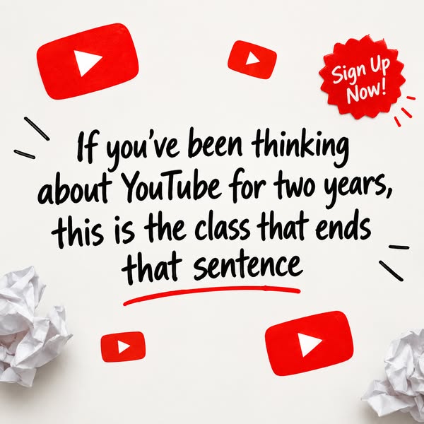 NEW YouTube Masterclass For Women