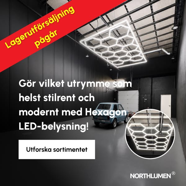 Hexagon LED – Spara upp till 35%