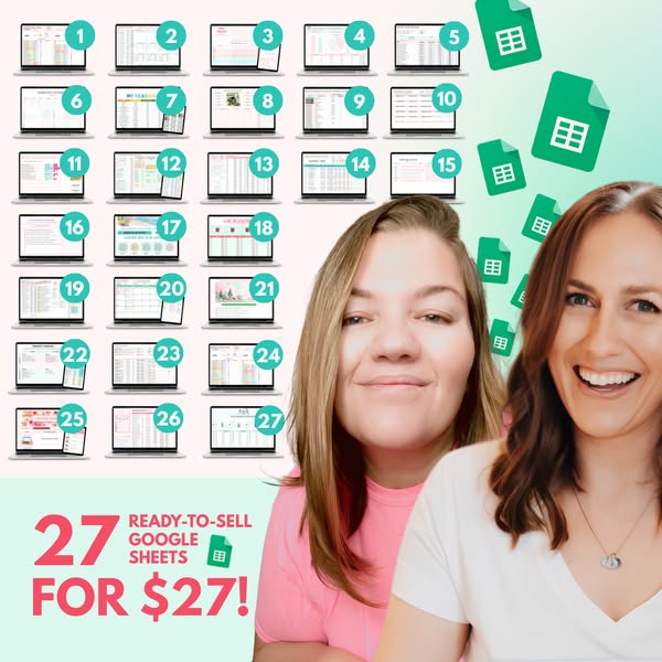 Steal These 27 Sheets and Sell Them!