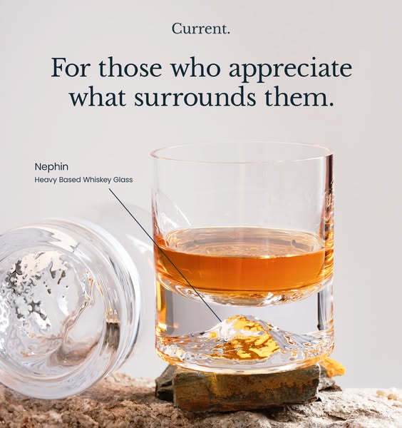 Nephin Heavy Based Whiskey Glass Set
