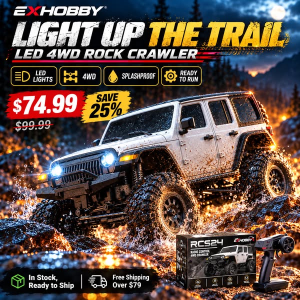 Pure rock crawling torque. Pocket size.
