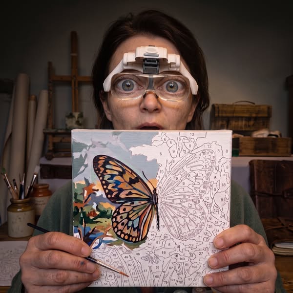 VisionAid for Fine Detail Painting