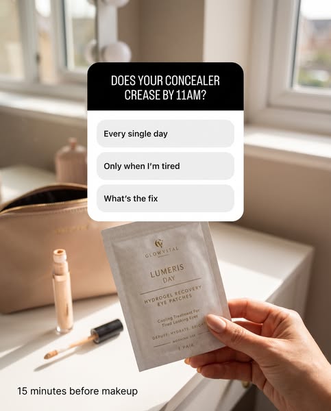 Does your concealer crease by 11am?