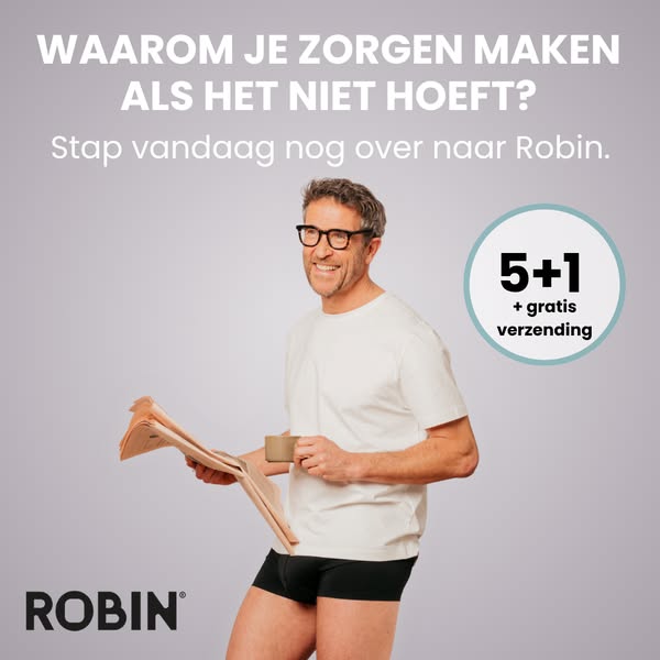 Incontinentie Ondergoed voor Heren - Wasbaar