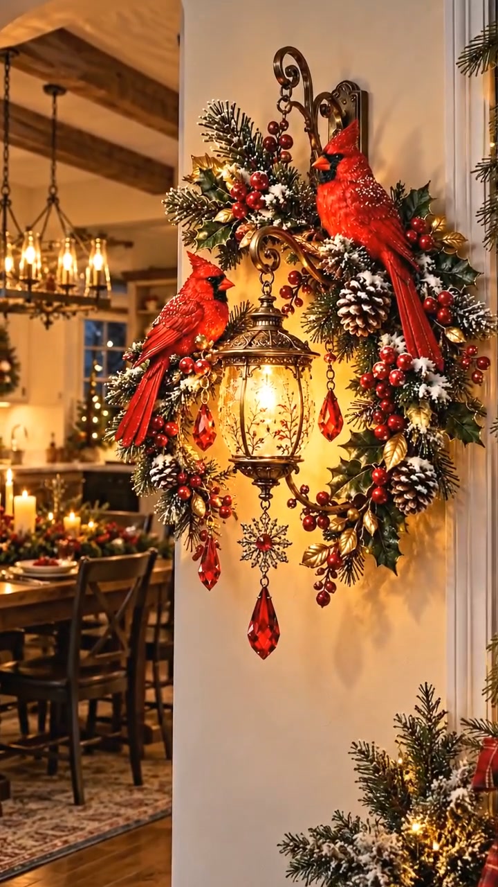 Spark Joy with Cardinal Christmas Glow