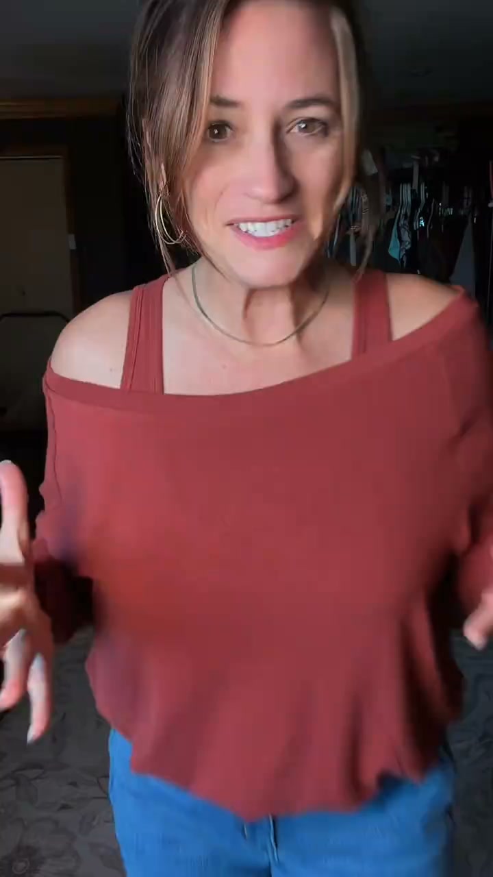 2-in-1 Off-Shoulder Layered Top — Effortless Style with a Built-In Tank Look!