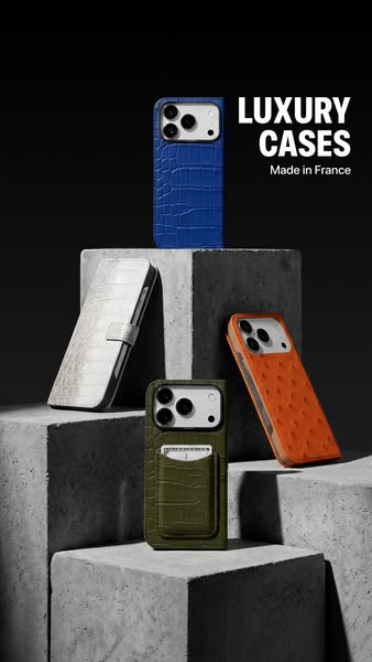 NEW IN: Luxury Leather iPhone 18 Cases