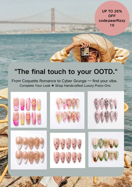 Salon Nails in 10 Mins 100% Handcrafted