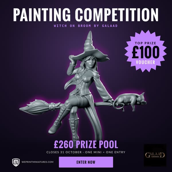 Paint the Witch. Win £100.