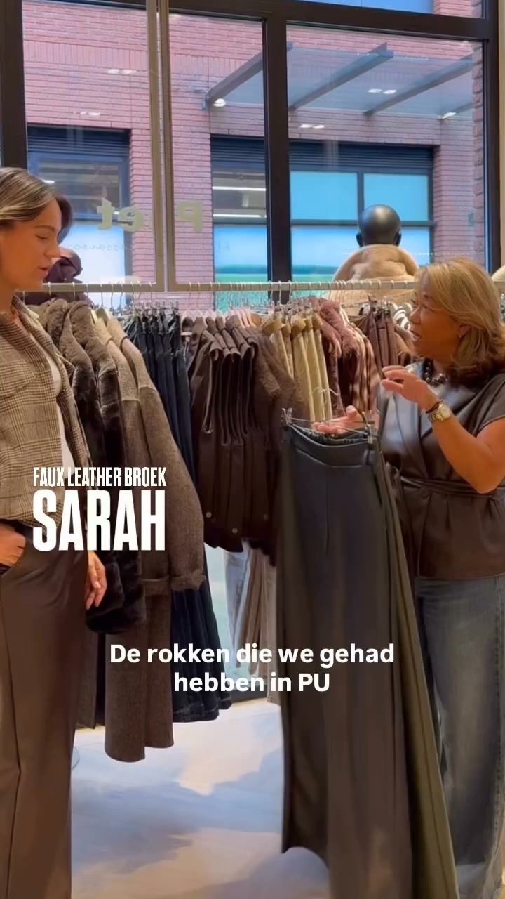 Ontdek onze nieuwe faux leather broek nu.