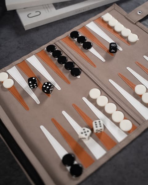Rejsevenligt backgammon!