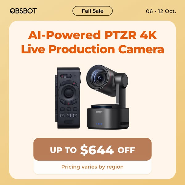 OBSBOT Fall Sale