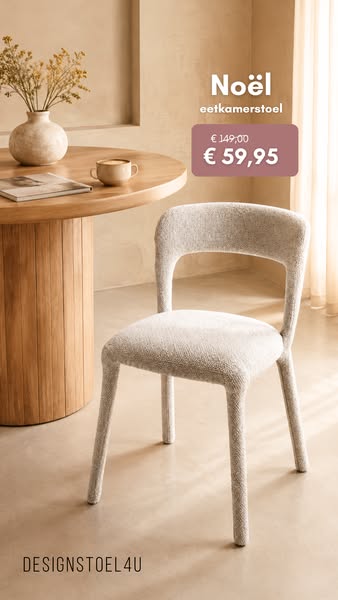 Noël Eetkamerstoel van €149,00 voor €59,95!