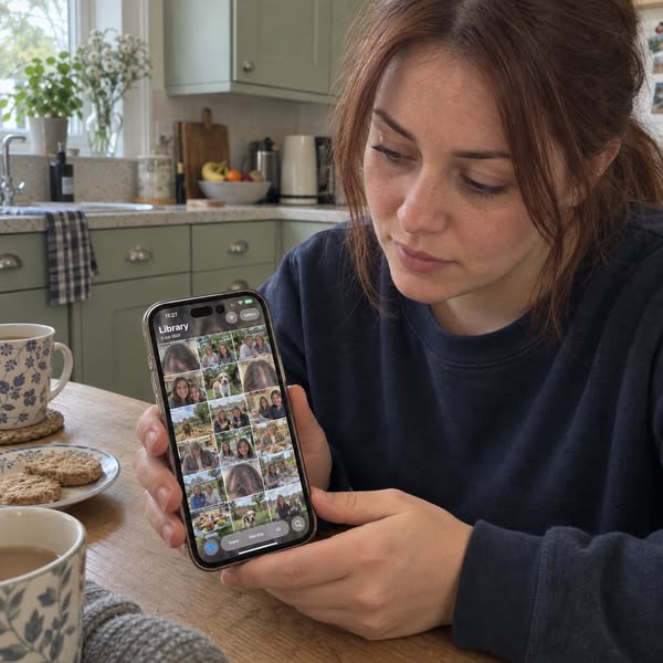 My daughter lined up four photos of me. That's when I saw how bad it really was.