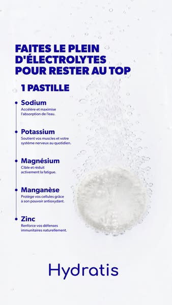 1 pastille. 5 minéraux. Tout change.