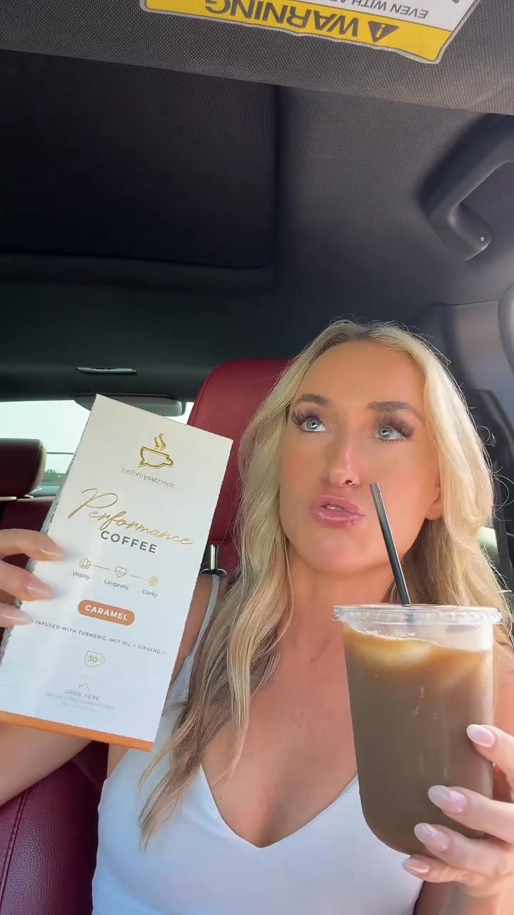 The iced coffee upgrade.