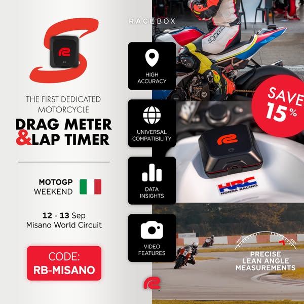 Get a Limited Time 15% OFF with Code RB-MISANO