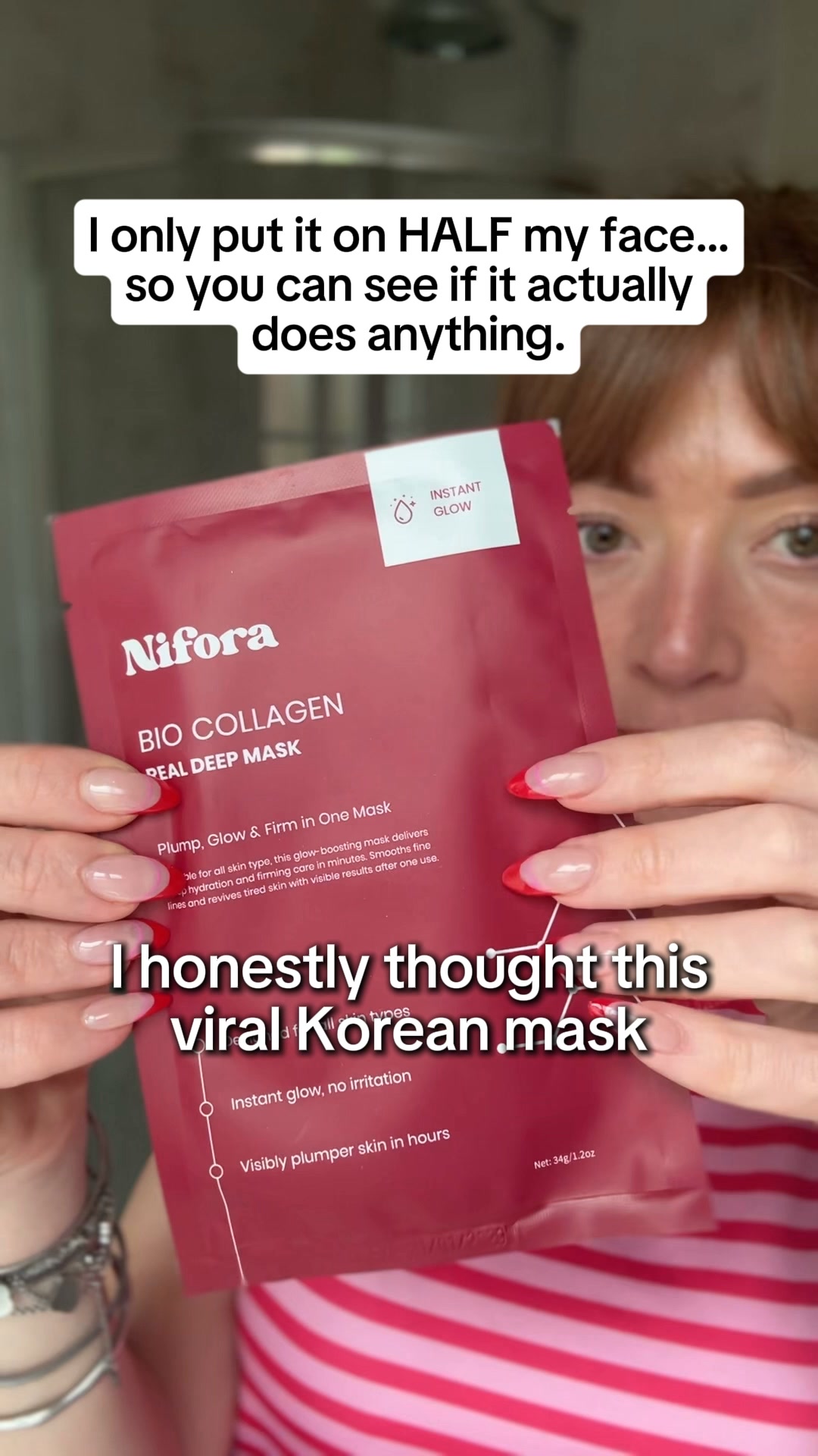 I Tried The Viral Korean Mask On Half My Face