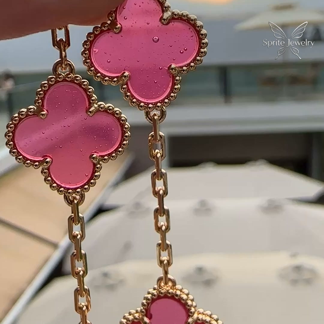 2026 New Arrival Clover Necklace & Bracelet Set