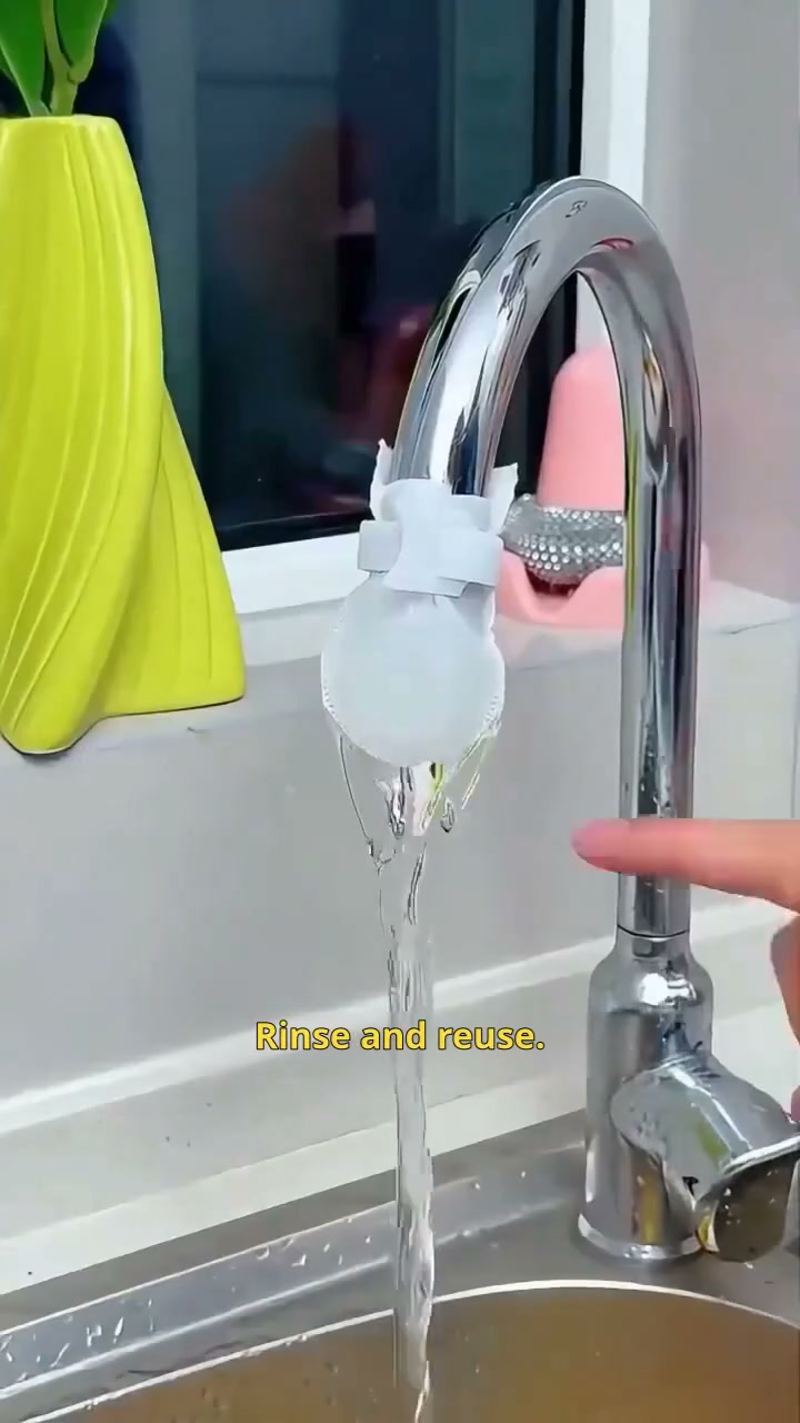 2026 HOT SALE50K+ SOLD!Anti-Splash Kitchen Faucet Cotton Filter for Sediment & Rust Removal