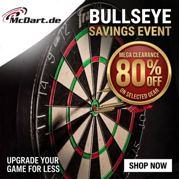 Start Your Darts Journey – 80% Off McDart Nickel Silver Steeldarts