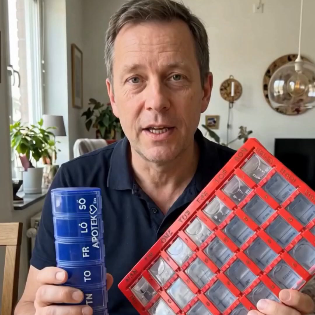 Smart Dose™ – Wöchentliche Pillendose aus Metall mit 7 Fächern