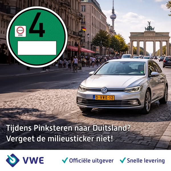 Pinksterweekend naar Duitsland? Vergeet de milieusticker niet!
