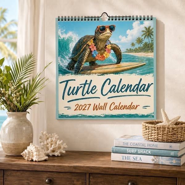 Surf Into 2027 – Beach Vibes Every Month!