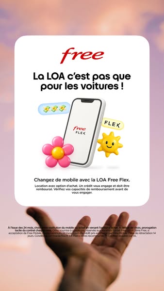 Changez de mobile avec la LOA Free Flex