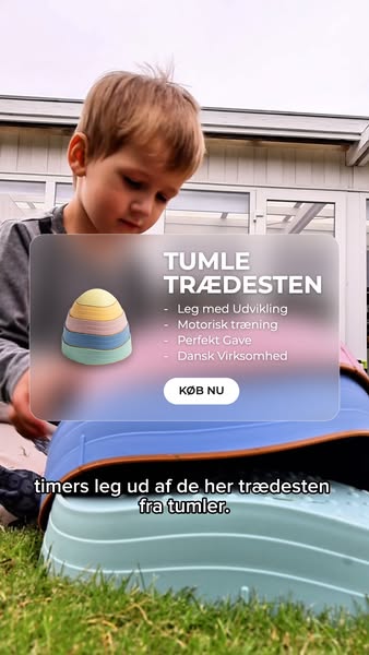 Børnene ELSKER at TUMLE her hjemme