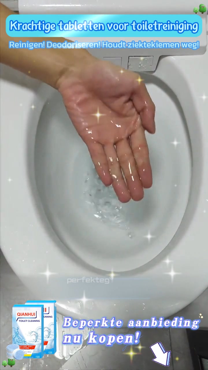 Koop er 2 en krijg er 1 gratisLemonengeur toiletreinigingstabletten